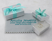 Gift parallel barsping for sterling silver jewelry