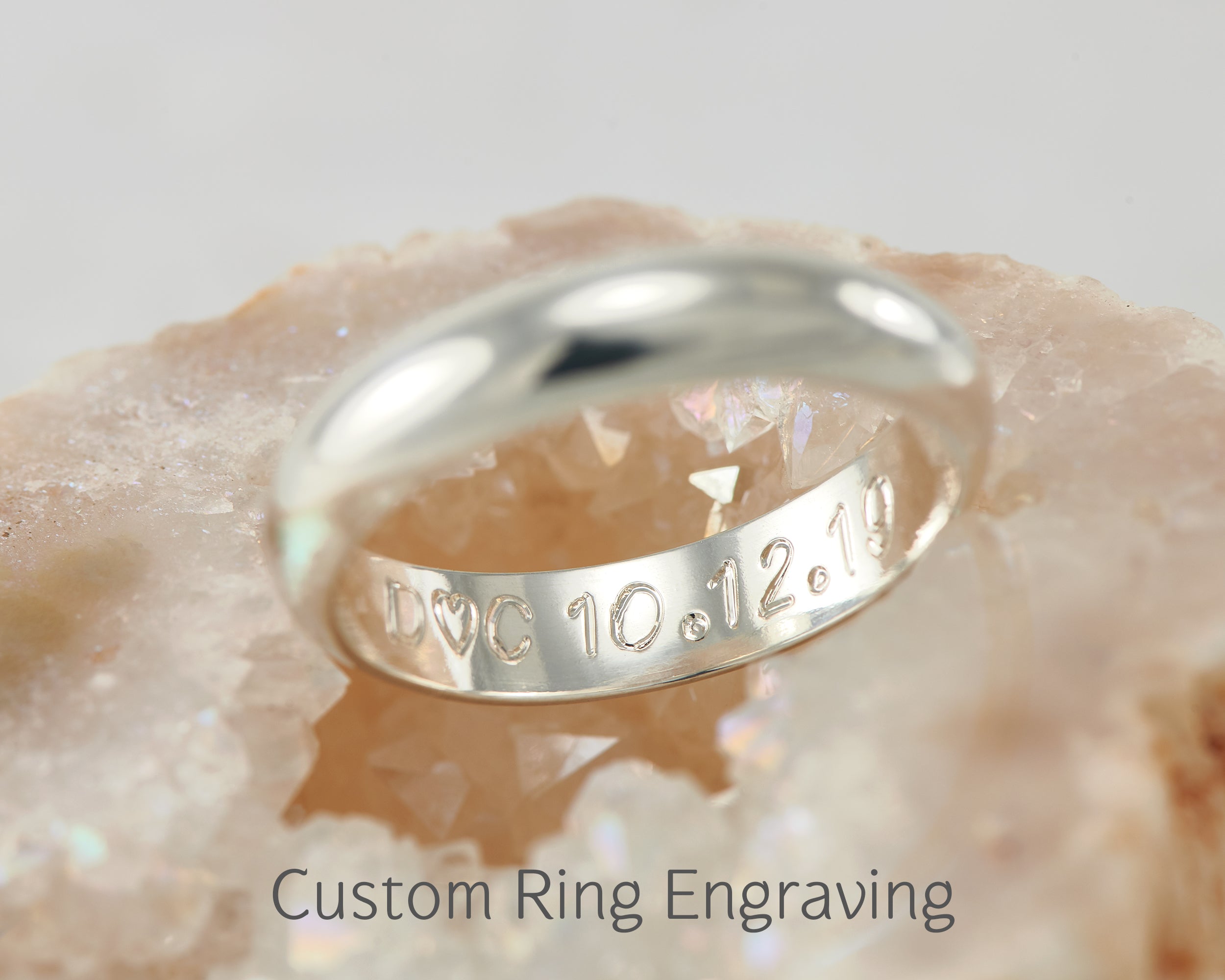 Ring Inscription Idea Wedding ring engraving initials | Beachweddingtips.com